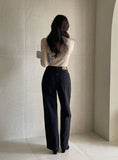 Location Brushed Wide Denim Pants