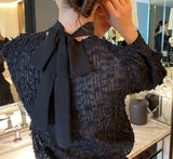 Enzua Lace Tie Blouse