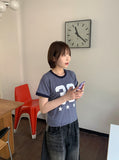 Sibeo Stripe Star Ringer Short Sleeve Tee