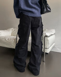 Camp Big Pocket Strap Washed Cargo Pants
