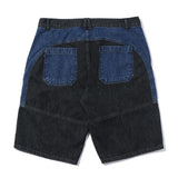 Mixed Half Denim Pants