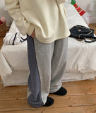 [BAONHAUS] Kinma line color matching training brushed jogger pants