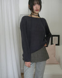 Jiren loose fit wool strap knit