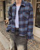 Broy Damage Check Crop Shirt