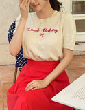 Rabs Ribbon Lettering Short Sleeve Knit