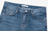 Moin semi-wide denim pants