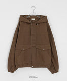 [unisex] Salle Cotton Hood Zip-Up Jacket