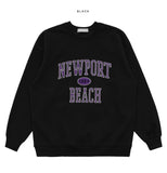 Newport Lettering Overfit Sweatshirt