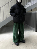 Green Corduroy Corduroy String Pants