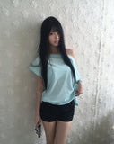 Lecan Off-Shoulder Short Sleeve T-shirt