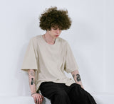 LMMM U NECK HALF-T