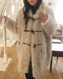 Mikal Overfit Fur Duffle Coat