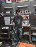Velod Crop Printing Short Sleeve Tee