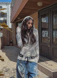 Funky Damage Wide Denim Pants