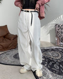 Sehen Curved Wide Cotton Pants