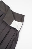 Daphne strap pleats skirt