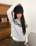 Ledan Turtleneck Layered Long Sleeve T-Shirt