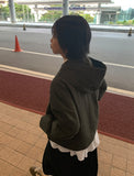 [BAONHAUS] Hellburk Vintage Washing Cotton Hood Jacket