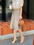 Andy Two Button Bermuda Half Slacks