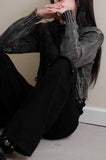 Laceup Pig Cardigan