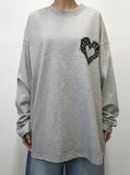HEART LONG SLEEVE T