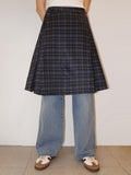 TARTAN CHECK PLEATS SK