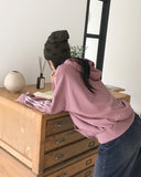 Mickle Track Color Matching Snap Rivet Overfit Hoodie