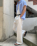 Port One Tuck Bio Cotton Slacks