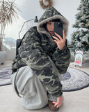 DS Raccoon Camo Hooded Padding