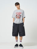 Nylon Parachute Cargo Bermuda Pants
