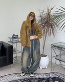 Eti Balloon Washing Cargo Denim Pants