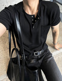 COSY Made Short Sleeve Ver Single Short Sleeve Knit Tee