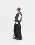 [BAONHAUS] Nteto stitch cotton pin tuck banding pants
