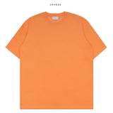 High cotton split short sleeve T-shirt