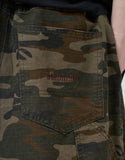 Double Knee Carpenter Washing Camo Bermuda Pants