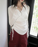 pelo zipper pocket slim cotton zip-up