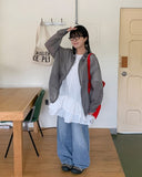 Hyor Two Way String Summer Over Hood Jumper