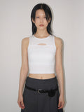 CUTTING CROP SLEEVELESS