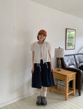 Dalson Banding Dot Bermuda Pants