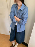 Hachini Basic Check Long Sleeve Shirt