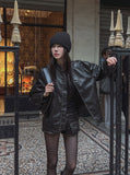 Villa Hand Washing Low Leather Shorts