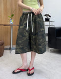 Sepi Washed Cargo Bermuda Pants
