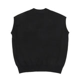 Heart Board Embroidery Knit Vest
