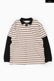 Daniel layered collared T-shirt