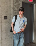 Horse Numbering PK Short Sleeve Collar T-Shirt