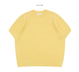 Load Cable Short Sleeve Knit