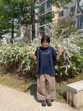 [unisex] Miglon Pintuck Cotton Wide Pants