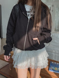 Lace Tiered Mini Skirt