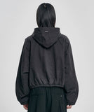 Cargo Nylon Short Jacket