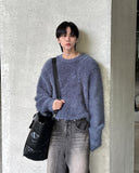 shaggy angora knit
